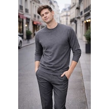 Akt Gayem Butik S-2xl Uzun Kollu T-shirt Çağla Yeşili