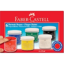 Faber Parmak Boya Faber-Castell 6 Lı Parmak Boyası