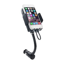 8 Pin Fiş Araç Şarj Tutucu Müzik Lcd Fm Radyo Geniş Handsfree Verici İphone 6 & 6 Plus / İphone 5s & 5c / Samsung / Htc