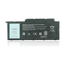 Notebook Batarya - Servis Tag 0y1fgd, 062vnh, 0g4yjm Dell Inspiron Muadili İle Uyumlu