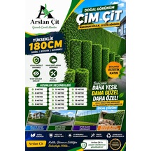Tr 180 Cm X 6 M Çim Çit Yeşil Bahçe Teli Galvanizli Yüksek Kalite