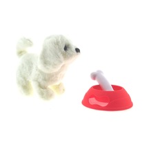 Sesli Ve Hareketli Beyaz Yavru Köpek
