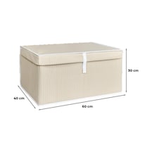 Pazar Kapısı Çok Amaçlı Düzenleyici Kutu Mega Kahverengi 60x40x30cm Kahverengi