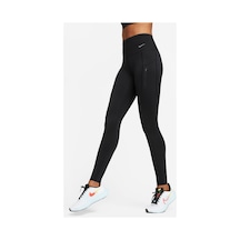 Nike Siyah - Gri - Gümüş Kadın Slim Fit Tayt Dq5668-010 W Nk Df Go Hr Tght Siyah - Gri - Gümüş Siyah - Gri - Gümüş