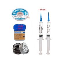 Mechanic Krem Lehim 183 C 42gr Havya Uc Temizleyici Flux Lehim Toplama Cp-2515 Lehim Emme Teli Seti04