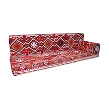 Erbasonline Mtk411-401 Şark Köşesi Kırmızı Halı Ds. Üçlü Minder Takımı 160Lık