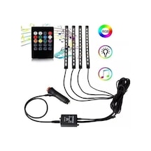 Araç İçi Ayak Altı Sese Duyarlı Şerit Led 4'lü Set Ambiyans Karahanbey Hbcv00009mz23o
