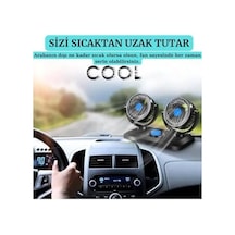 Golf 7 2014-2020 Uyumlu Araç İçi Torpido Üstü 360 Derece Dönebilen 12v Vantilatör