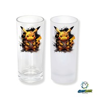Pikachu Buzlu / Buzsuz Seçenekli Rakı Bardağı 1 Adet Şık Sunum Bardağı 0233