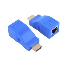 7149 Hdmi Rj45 Cat5 6 Extender 30 Metre Mesafe Uzatıcı Uzatma Aparatı Adaptör
