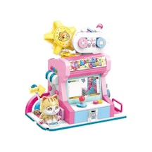 Keeppley City Corner K28019 Orange Cat Game Room Kedi Oyun Evi Mağazası Yapı Blokları Oyuncak Seti