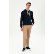 U.S. Polo Assn. Erkek Camel Slim Fit Kanvas Pantolon 50297578-VR015
