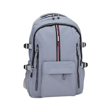 Unisex Çok Bölmeli Okul Sırt Çantası Ortaokul, Lise, Seyahat Ve Outdoor Gri
