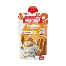 Taze Tavuklu&keçi Sütlü Sterilised Kedi Et Ezmesi 90gr 12