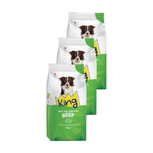King Biftekli Yetişkin Köpek Maması 3 X 7 Kg