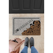 Evaşk Kapı Önü Paspası Vinil Kaymaz Tabanlı 45 X 70 Evaşkdm11088
