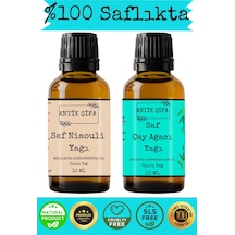 %100 Saf Nioli Yağı Ve Çay Ağacı Uçucu Yağ Seti - 10 Ml + 10 Ml 20 ML