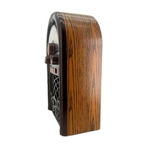 Retro Radyo Taşınabilir Bluetooth Speaker Ve Hoparlör Ahşap Kaplama Klasik Antika Tarzı İç Ve Dış Mekan Multiband Usb Girişli Dekoratif Klasik Radyo R-1950-btl Bordo R-1950-btl