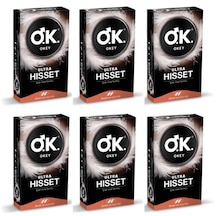 Okey Prezervatif Ultra Hisset Çok İnce Kondom 6 X 10'lu