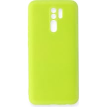 Newface Xiaomi Redmi 9 Kılıf Nano İçi Kadife Silikon Semeglbl - 94 - Sarı