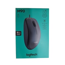 Logitech M90 Kablolu Mouse Koyu Gri
