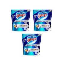 Bingo Akıllı Kapsül Pro Bulaşık Makinesi Deterjanı 3 x 50 Tablet