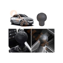 Peugeot 301 Boş Paket Manuel Uyumlu Vites Kılıfı Masajlı Mat Siyah