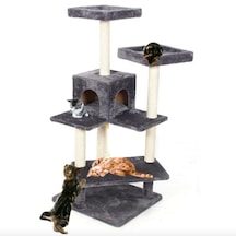 Missidea Amazon Kedi Tırmalama Evi Platformu Antrasit