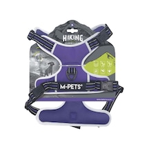 M-pets Hıkıng Reflektörlü Soft Sırt Tasması Purple Xl