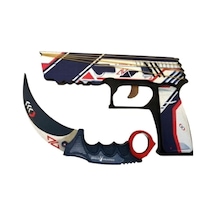 Ahşap Cs-go P250 Oyuncak Set 7016