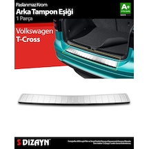 S-dizayn Vw T-cross Krom Arka Tampon Eşiği 2019 Üzeri