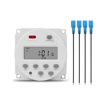 CN101A Programlanabilir Gecikmeli Haftalık 220 Volt Zaman Rölesi
