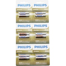 Phılıps Alkaline İnce - Aaa - 1.5v Pil 12pcs 2li X 6 Timya/go1395 205092