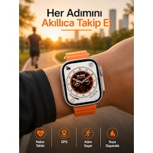 Yeni Nesil Ultra Akıllı Saat Adımsayar Uyku Takibi Nabız Sensörü Yeni Nesil