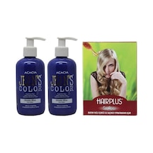 Jeans Color Saç Boyası Mavi Rüya 250ml 2 adet Ve Hairplus Saç Açıcı
