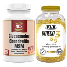 Ncs Glucosamine Msm Type Ll Collagen 120 & Flx Omega 3-6-9 90 Tab