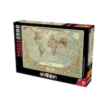 Anatolian 2000 Parçalık Puzzle - Dünya Haritası 3935