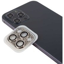 Noktaks - İphone Uyumlu İphone 11 Pro Max - Kamera Lens Koruyucu Cl-08 - Kırmızı