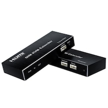 Novacom Nvc-kvm60 4k 60 Metre Hdmı+usb+ır To Cat6 Kvm Extender Renkli