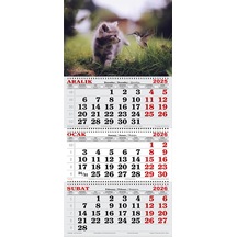 2026 Yılı Gemici Takvimi-kedi Ve Kuş