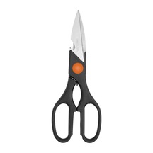 Çok Amaçlı Mutfak Makası, Paslanmaz Çelik Bıçak, Ergonomik Tasarım, Siyah