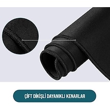 Pro - 6 Farklı Model Dikişli Kenar 70x30 Cm Oyuncu Gaming Mouse Pad White Map Lines
