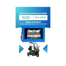 Regal Raptor K1 Batarya Standart Kapasite Lifepo4 72v 30ah Elektrikli Motosiklet Bataryası
