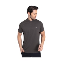 Crozwise 7134-06 Waffle Bisiklet Yaka Erkek Petek Dokuma T-Shirt