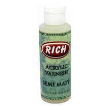 Rich Su Bazlı Vernik Yarı Mat Semi Matt Acrylic Varnish 120 Cc.