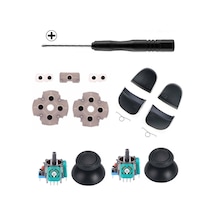 Ps5 Analog Motor Topuz İç Lastik Tetik Omuz Tuşu Tornavida Versiyon 1 Playstation 5 Kol Tamiri Siyah