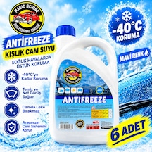 6'lı -40 İnorganik Mavi Antifriz 3 Litre