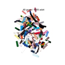 Karışık Renkler 15 X 5 Mm Dantel Oya Yazma Halhal Abiye Lazer Kesim Pul 1000 Adet / 40 Gram