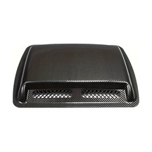 Xuweiwei Abs Plastik Carbon Fiber Black Kaput Sürgüsü Kolay Montaj Hava Akış Emme Dekoratif Kaput Kapağı