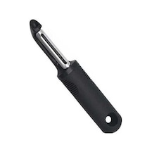 Ulzyvf Sebze Meyve Temizleyici, Paslanmaz Çelik, Siyah Sap, 18,8x3,2cm, Siyah Siyah